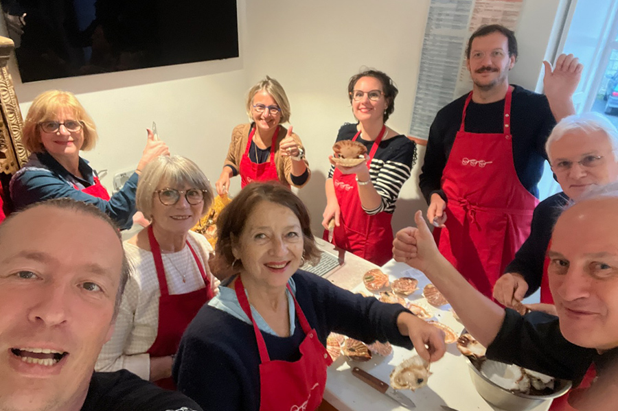 cours de cuisine à la cuisine corsaire